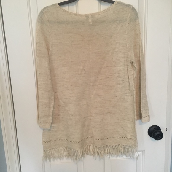 Joie fringe tunic sweater - Picture 4 of 5